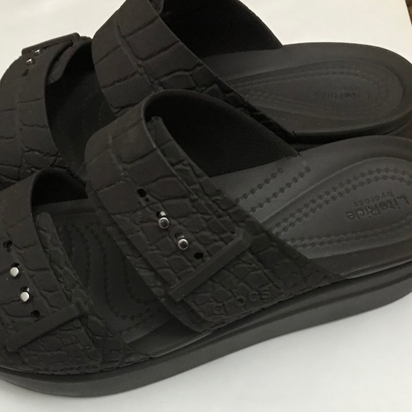 Crocs Women’s Platform Sandals Brown Color Size 9 - Picture 4 of 15